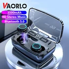 3500 мАч светодиодный Bluetooth Беспроводной наушники-вкладыши TWS с сенсорным Управление Спортивная гарнитура Шум отменить наушники