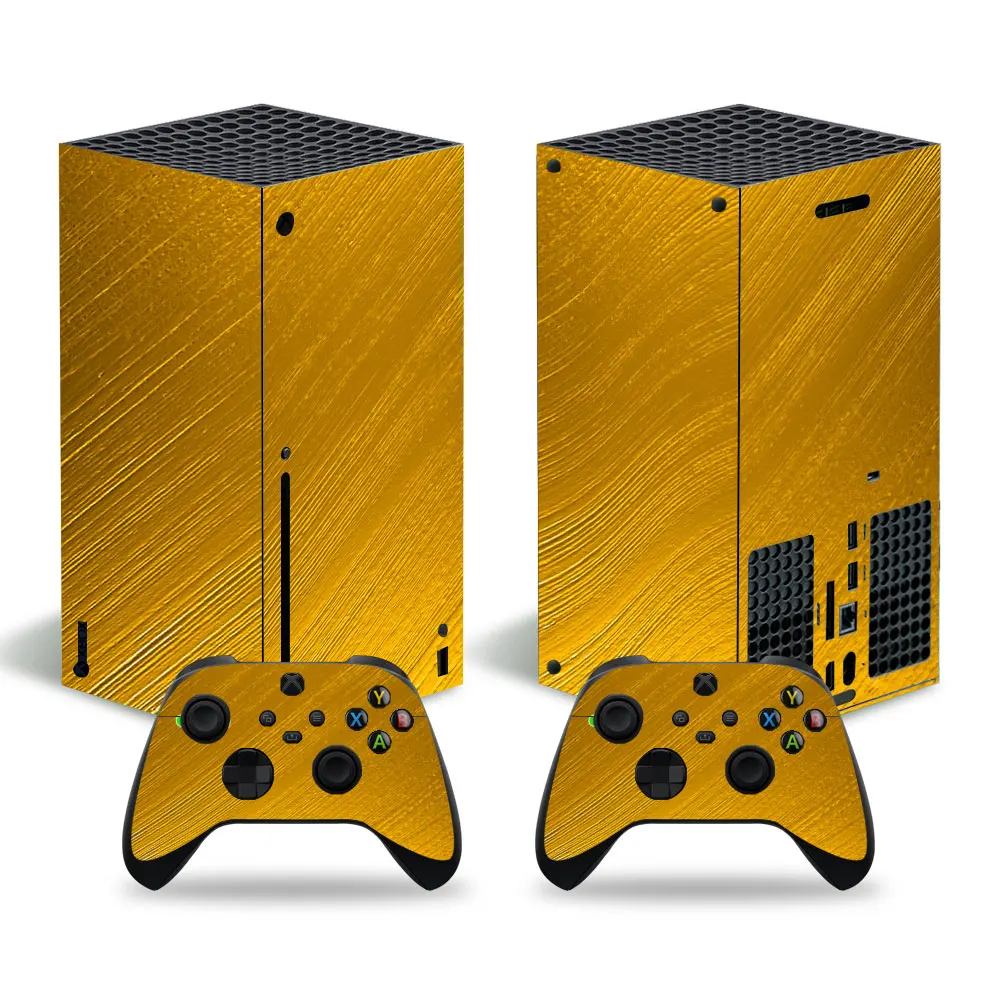 

Крутой золотой дизайн для Xbox серии X наклейка для Xbox серии X ПВХ наклейка для Xbox серии X виниловая наклейка