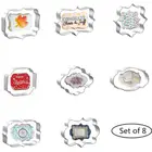 Форма сделай сам для Сладкого печенья, резак для зубного налета, рамка для печенья, овальная квадратная Прямоугольная форма из нержавеющей стали, форма для выпечки печенья, Рождественская серия