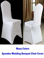 Hot sale,ivory/Black/White Spandex Stretch Chair Cover Lycra For Wedding Banquet Party Hotel Decorations -COVER