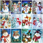 EverShine 5D алмазная вышивка полная выкладка Снеговик картины стразами алмазная мозаика распродажа декор для дома