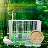 stainless steel breeding cage bird cage outdoor birdhouse household parrot various sizes nidos para pajaros pet accessories