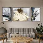 Современная декоративная живопись, художественный плакат на холсте с цветами, картина с растениями, семейная настенная печать, водонепроницаемый, 60x80 см, современный декоративный