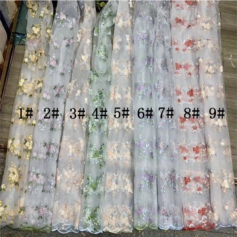 Розовое изысканное вышитое кружевное платье цветочное Тюлевое с цветком сливы