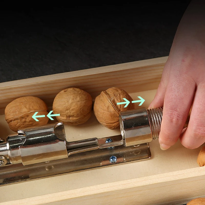 Walnut Clip Mechanical Opener Peeling Nuts Stainless Steel Shell Breaking Tool Nut Cracker Sheller Kitchen Tools |
