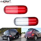 IJDM Светодиодный отражатель бампера светильник s для Chrysler PT Cruiser полный красный светодиодный задний светильниктормоз и задний противотуманный светильник как белый задний светильник