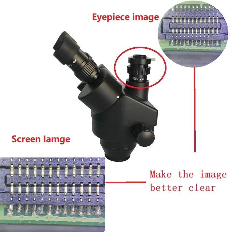 Цифровая USB камера 34MP HDMI 3 5x 90X Simul Focal тринокулярная пайка Стерео Зум МИКРОСКОП