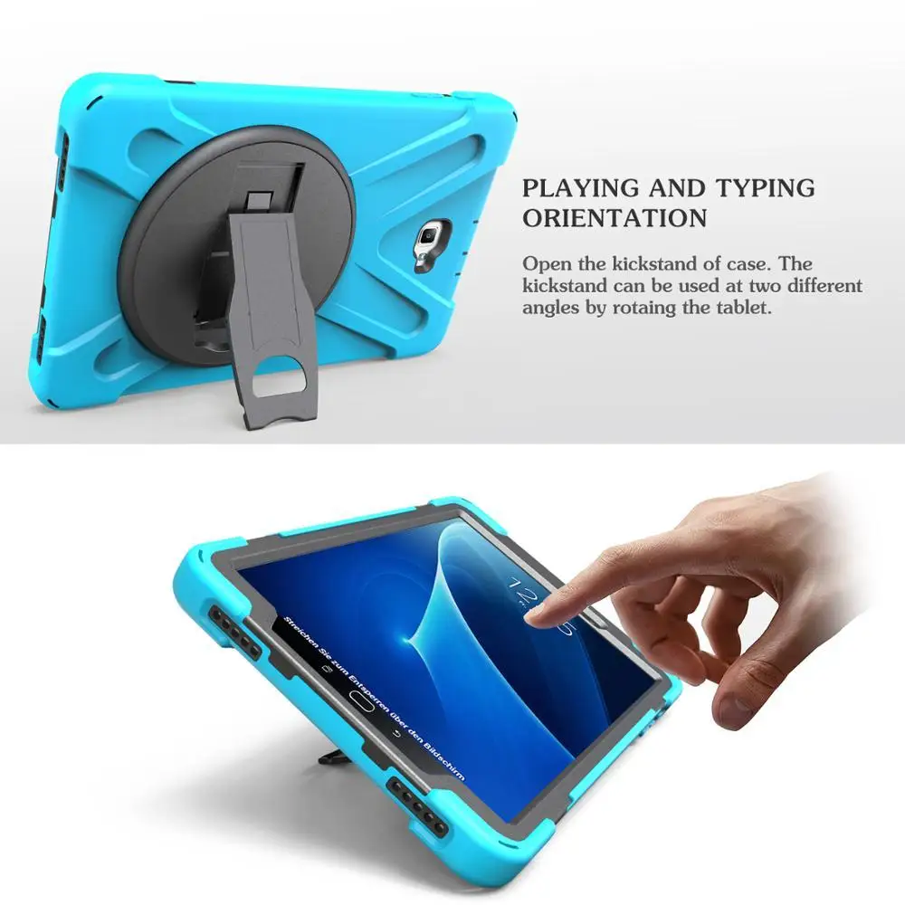 Чехол-подставка с поворотом на 360 градусов для Samsung Galaxy Tab A A6 10 1 Φ T585 защитный чехол