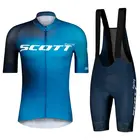 Мужской Быстросохнущий горный велосипед Скотт, рубашка с короткими рукавами для езды на велосипеде, костюм из Джерси, 2021