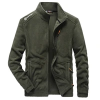 zogaa plus size spring and autumn men fleece jacket sweater jacket plush sleeve fleece outdoor warm shirt high quality coat