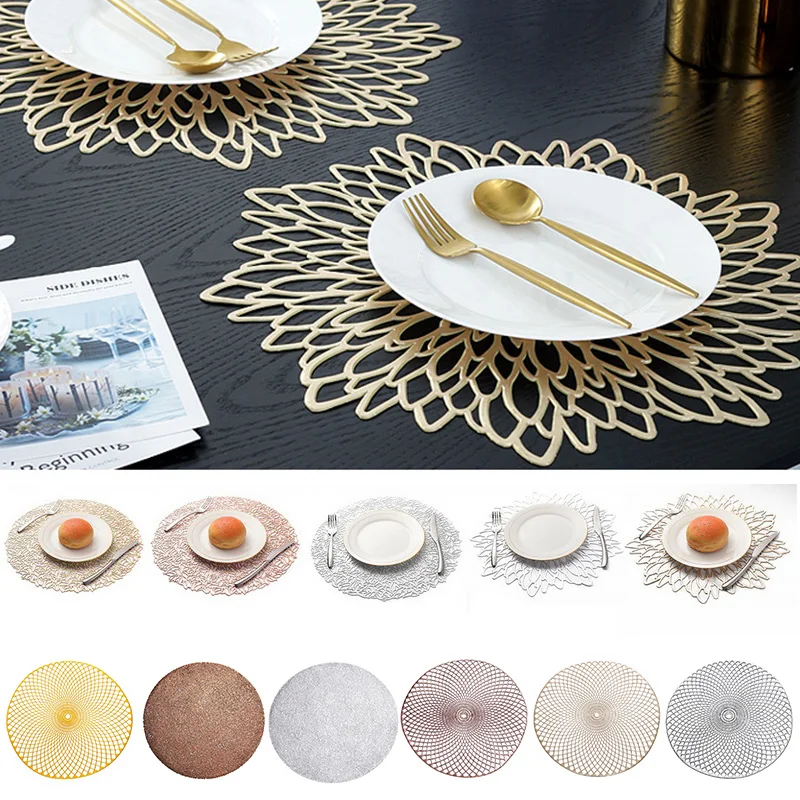 2020 столовые приборы для кухонного стола ПВХ круглые подстаканники изоляционные