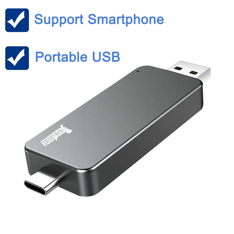 STmagic GO 512 Гб внешний твердотельный накопитель Мини Портативный M.2 SSD USB3.1 и type c для