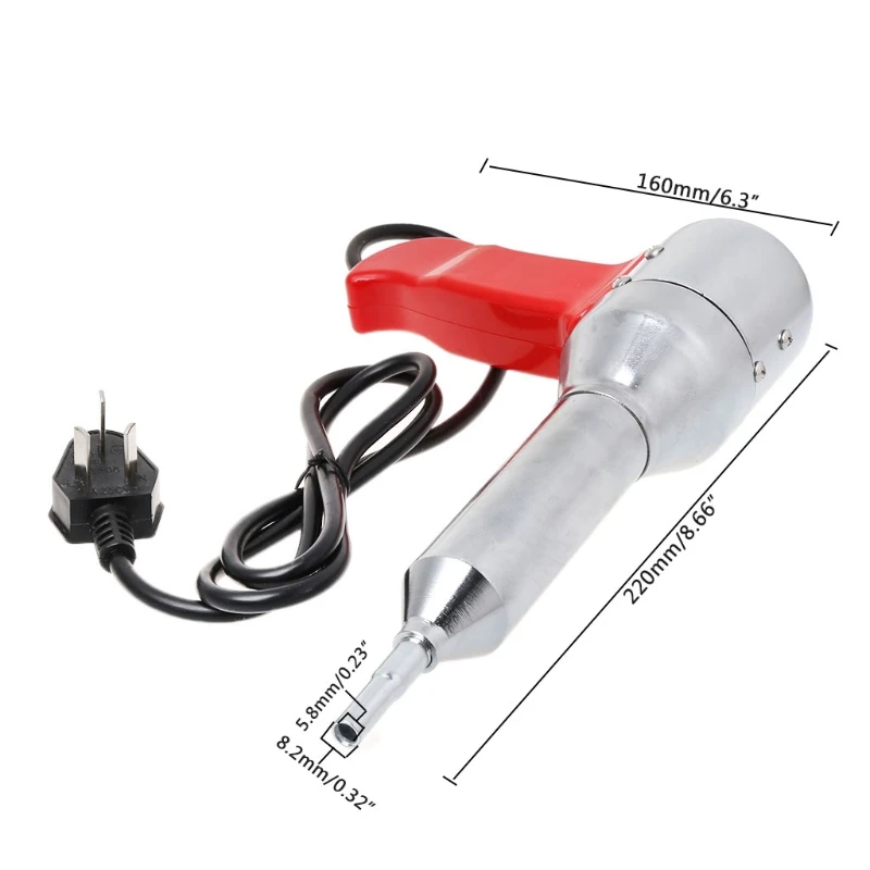 

700W Plastic Welding Torch Industrial Hot Air Soldering Gun Ceramic Heater