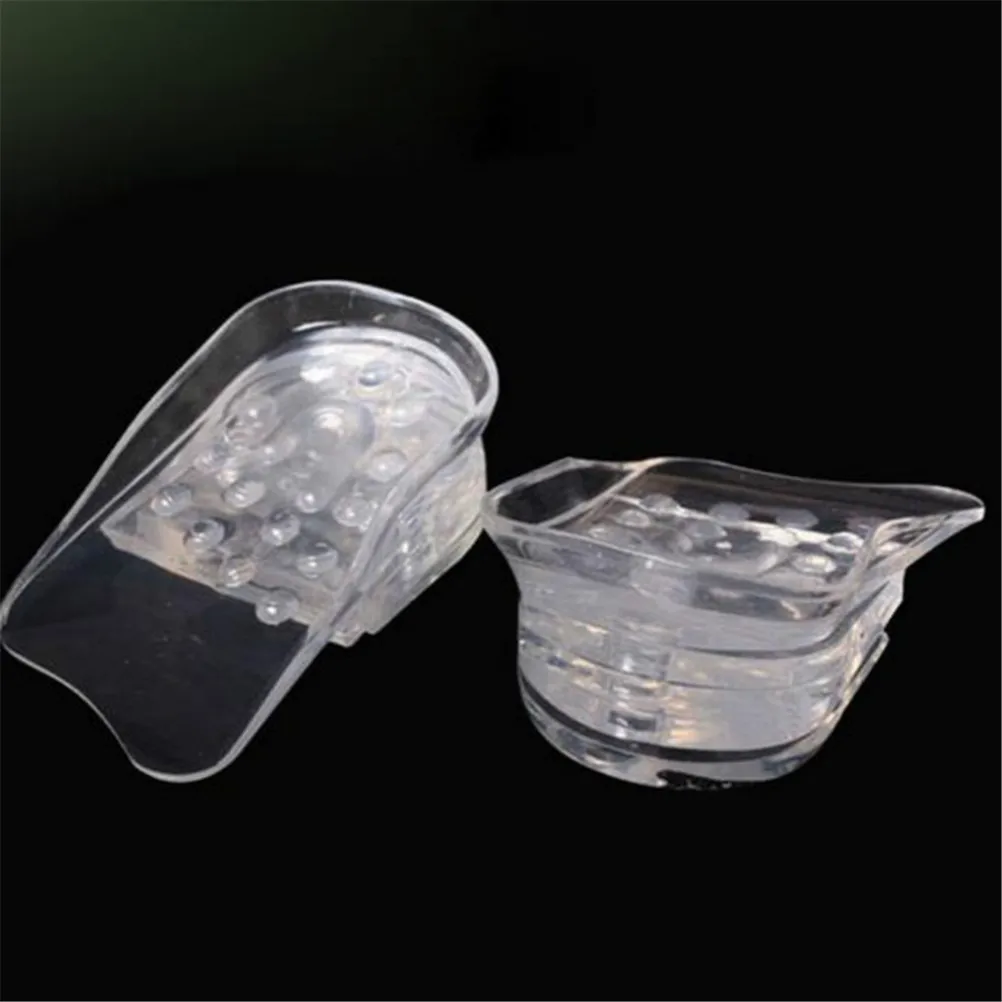 

1Pair 5 Layers Taller Insole Silicone Gel Inserts Lift Height Increase Shoe Pads