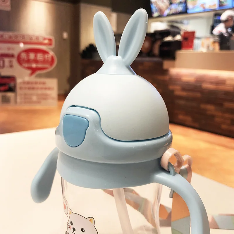 

Baby Bottle Cartoon Animal Children Drinking Cup Neck Natural Nursing Feeding Bottle for Infant BPA Free 270ml Baby Care Bottle
