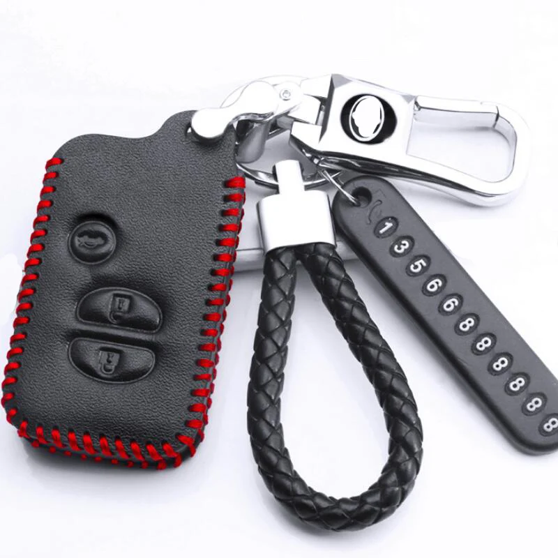 Car Key Case Bag Holder Protective Sleeve Cover For Rav4 Corolla Prius Prado Previa Camry Highlander Mark X Vios Etc. | Автомобили и