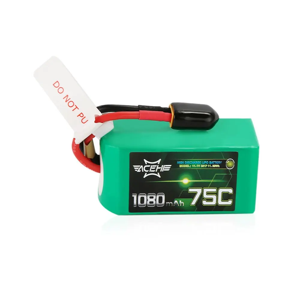 ACEHE 11 1 V 1080mAh 75C Lipo батарея 3S1P 11.99WH с высоким током разрядки TX30 Разъем для RC Raing Quacopter