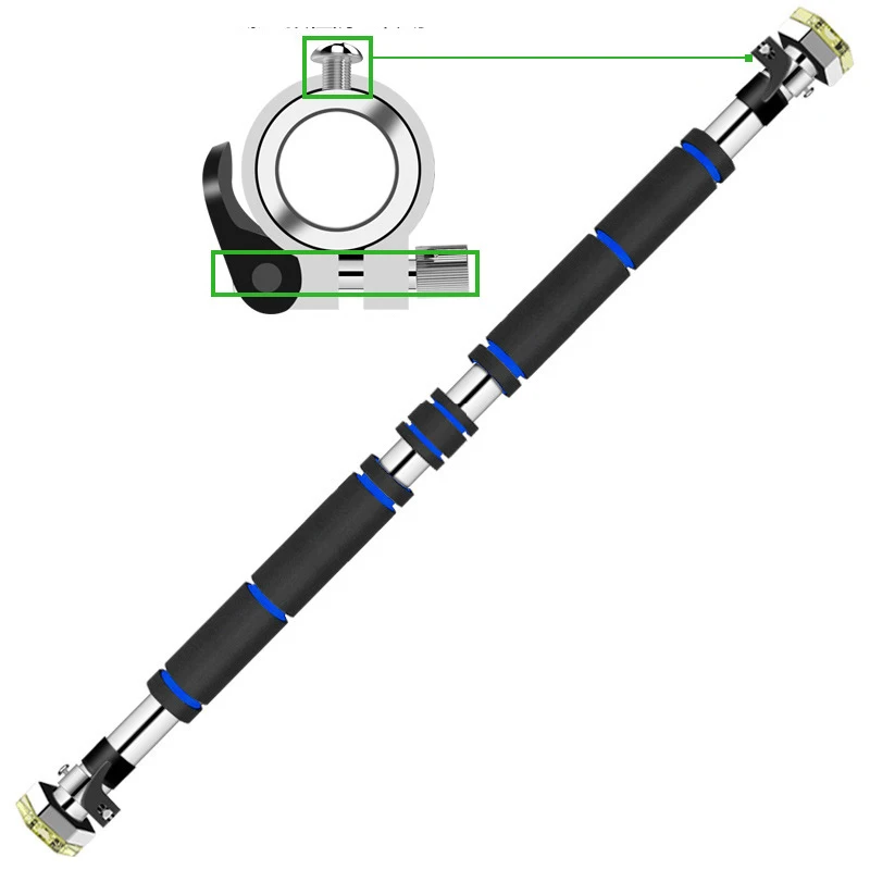 Регулируемая дверная горизонтальная планка с фиксированной пряжкой 60-150 см для