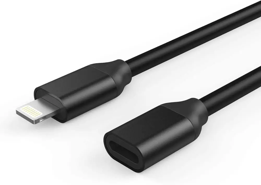 Lightning Extension Cord for Seek Thermal Camera,Flir Capture,iPhone,iPad,8pin Video Audio Data Fast-Charging,6.6ft 2m 50cm 1m