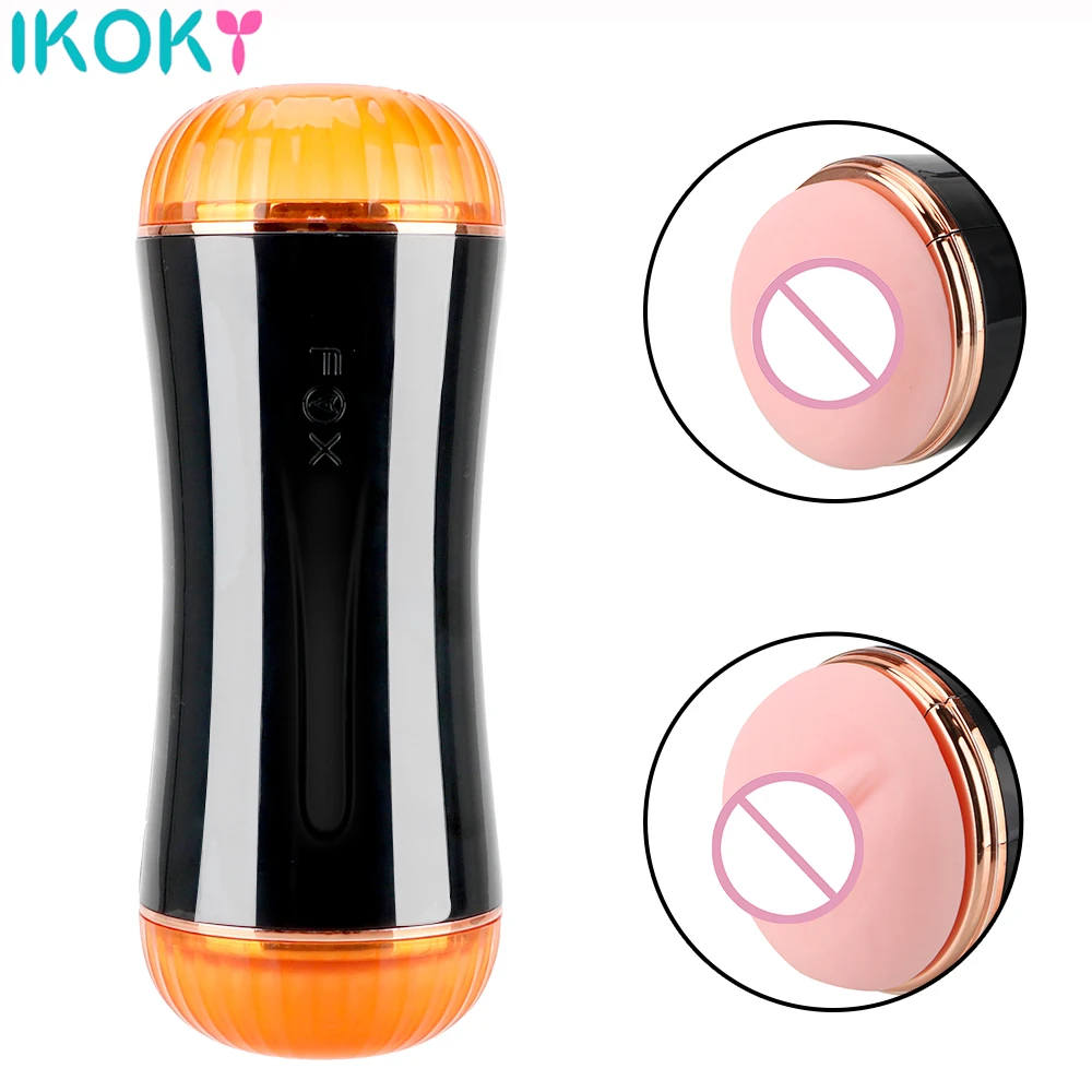 Двухканальная анальная мастурбация влагалища чашка 10 скоростей настоящая киска