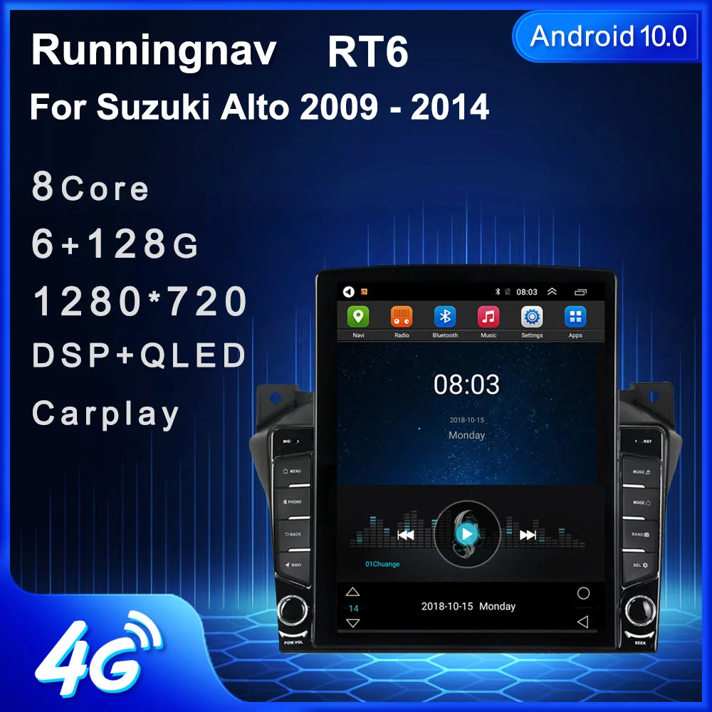 Автомобильная Мультимедийная система Tesla экран 9 7 дюйма Android 10 1 с GPS и RDS