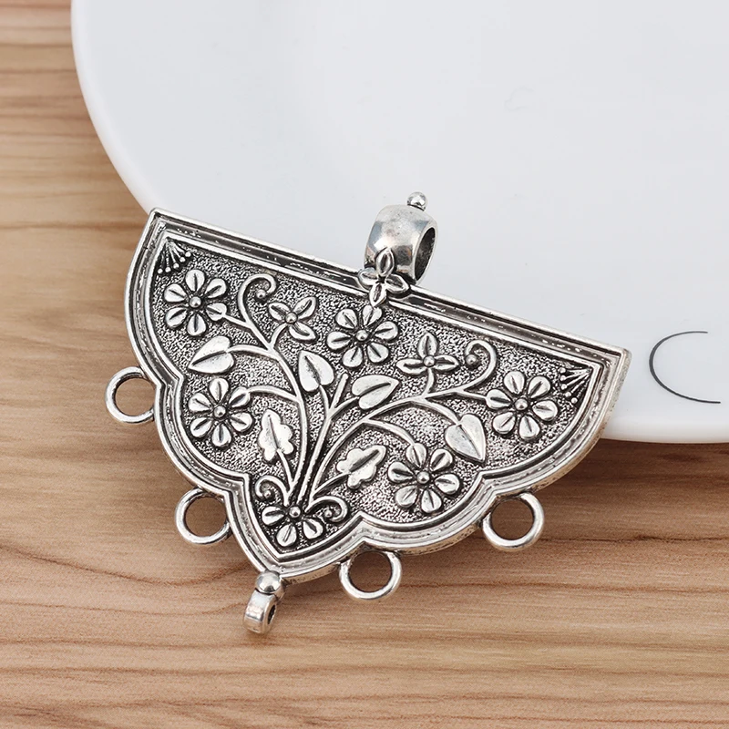 5 шт. большой этнический цветок бохо соединительный элемент для нитей подвески