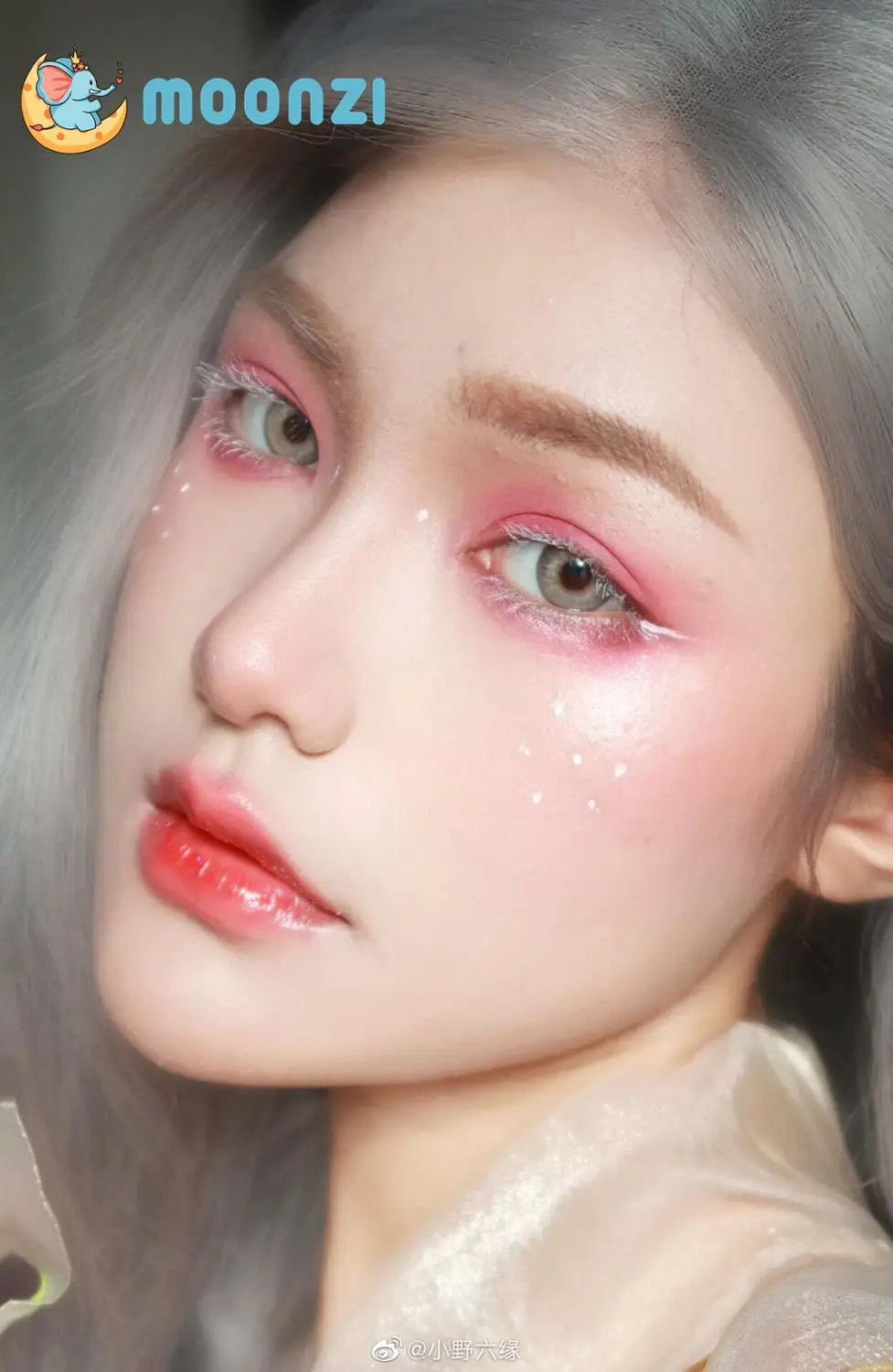 MOONZI коричневый сумасшедшие контактные линзы небольшой Красота ученик Цветной