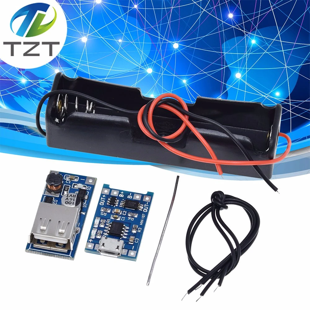 DIY комплект Micro USB 5V 1A 18650 TP4056 модуль зарядного устройства литиевой батареи + 600MA SB