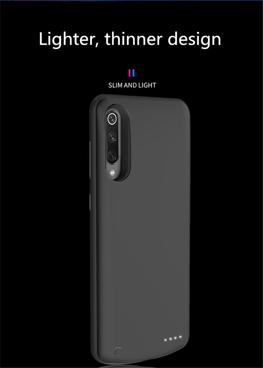 6500mah ultra thin power bank charging cover for xiaomi mi 9 se battery case external battery case charge for xiaomi mi9 free global shipping