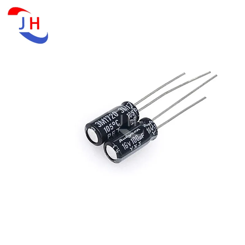 

20PCS Electrolytic Capacitor 16v100uf 5*11 YXJ Series 2mm Pitch 16V 100UF