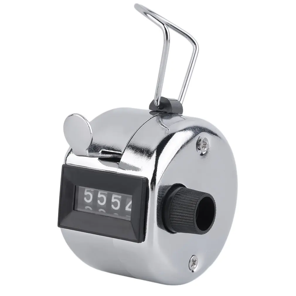 

Digital Chrome Hand Tally Clicker/Counter 4 Digit Number Clicker Golf Digital Chrome Hand Tally Clicker/Counter