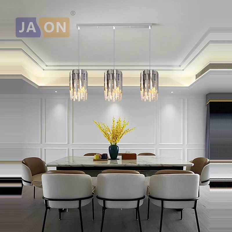 Современная светодиодная Овальная Круглая Подвесная лампа из нержавеющей стали