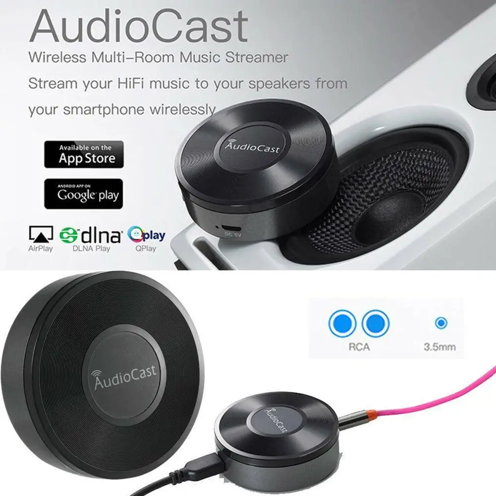 Музыкальный радиоприемник Audiocast Airplay DLNA передатчик с поддержкой iOS Airmusic