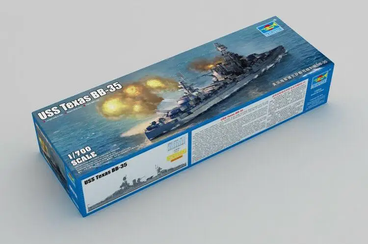 Модель Trumpeter 1/700 06712 USS Texas BB 35 модель в комплекте| |