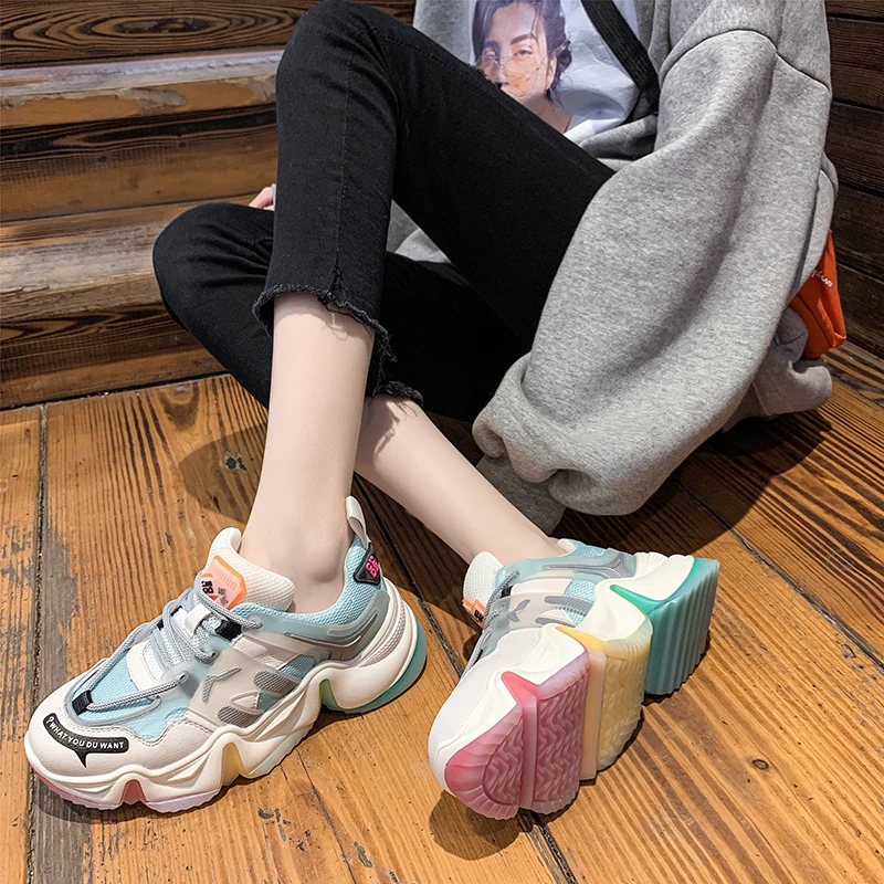 2020 хит продаж Брендовая женская спортивная обувь Летняя дышащая сетчатая Цвет