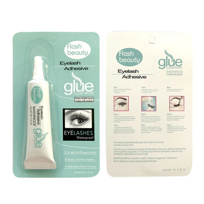 Клей для накладных ресниц мягкий и не раздражающий легко удаляет макияж клей