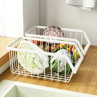 304 stainless steel kitchen shelf vegetable and fruit storage multi layer storage rack floor top vegetable basket rack