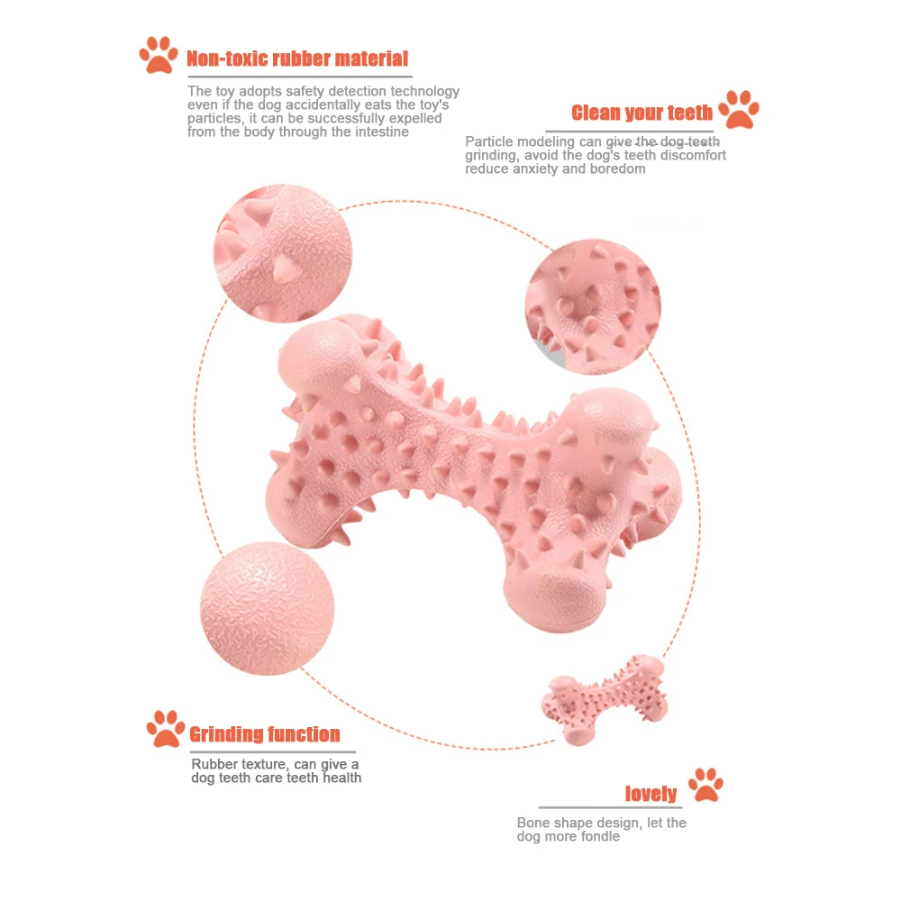Для чистки зубов собаки жевательные игрушки прочный собаке кость для щенка