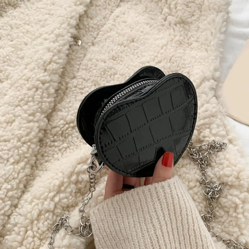 Женские кошельки и сумочка модная красная сумка через плечо в форме сердца