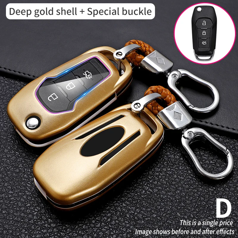 

Case Car Key Cover For Ford Fusion Fiesta Escort Mondeo Everest Ranger Accessories Car Keychain Key Cover Cap Holder Protect Set