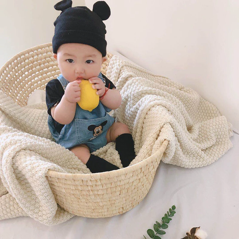 Детские комбинезоны из джинсовой ткани Дисней Новинка Сезон лето осень Одежда