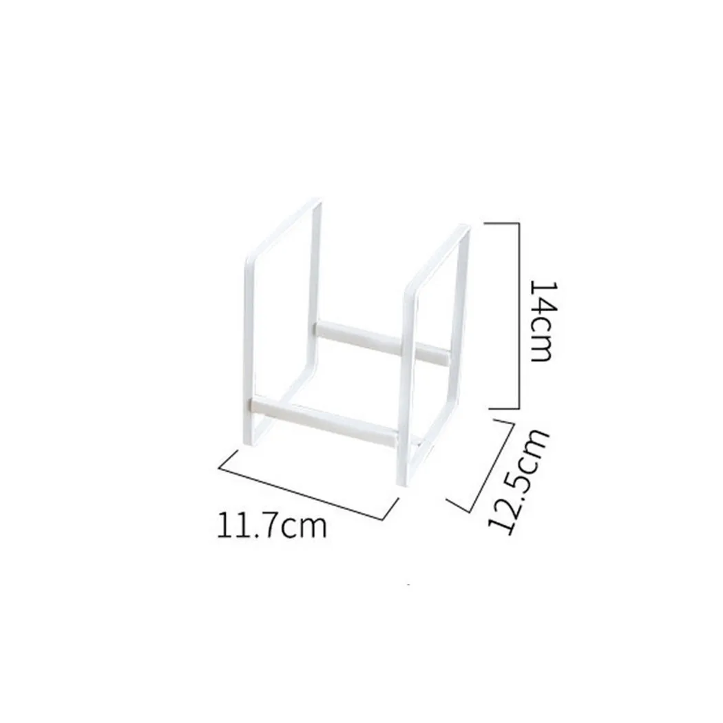 

1 *chopping Board Shelf Iron Kitchen Organiser Rack Chopping Board Pan Trays Plates Holder Storage In Stock