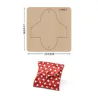 Деревянный Нож для скрапбукинга и высечки в мешках, небольшой декоративный нож для высечки монет и кошельков, подходит для больших выстрелов