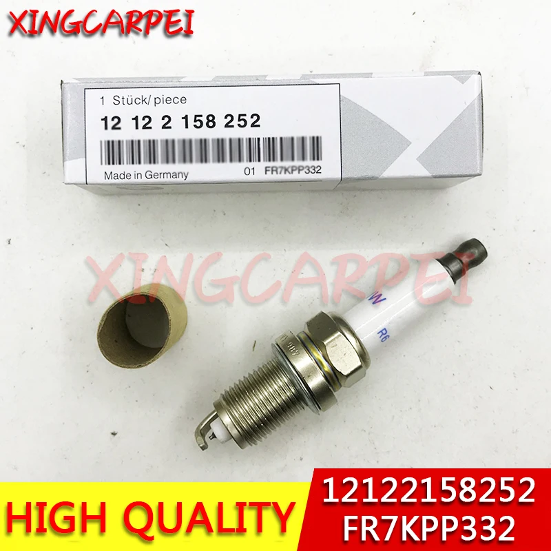10 шт. 12122158252 IZFR6H11 FR7KPP332 иридиевая Свеча зажигания выйти BMW 550i 650i 750i 750Li X5 xDrive 4.8i 4.8is 12