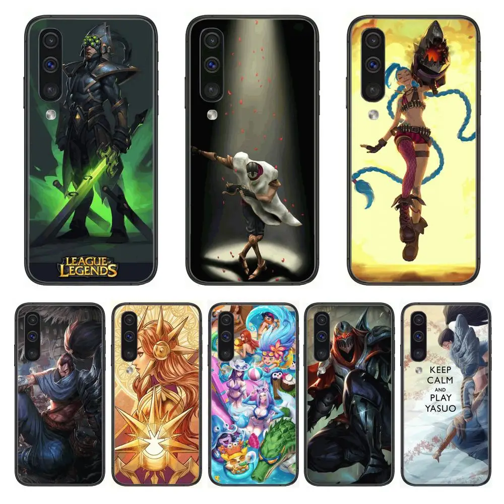 

Game LOL Wallpaper Phone Case Hull For Samsung Galaxy A 3 5 6 7 8 9 E 2018 Plus 2017 E S Black Shell Art Cell Cover TPU