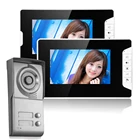 7-дюймовый видеодомофон SmartYIBA, квартирный видеодомофон, видеодомофон для 2 квартир, ИК-камера