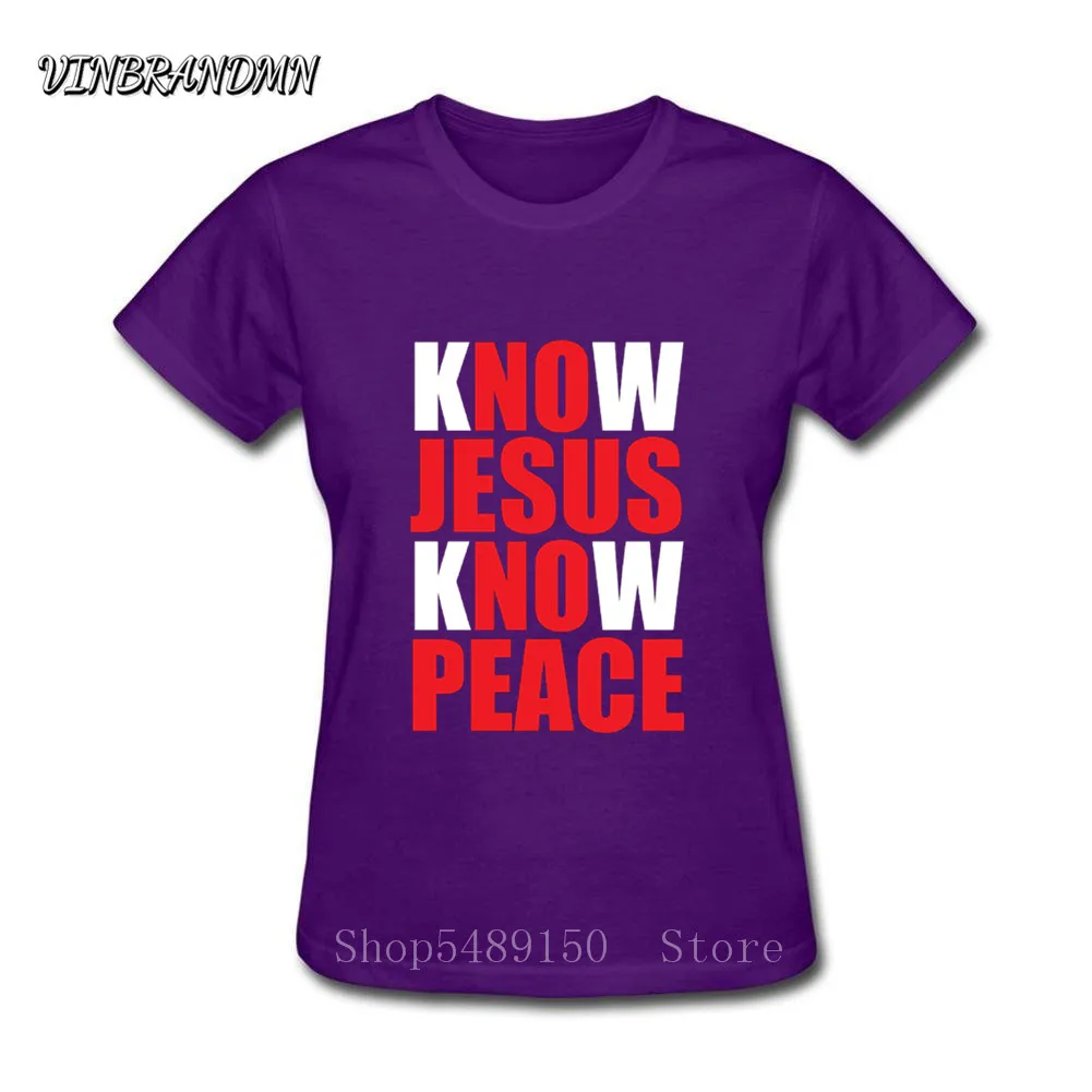 Женская футболка с надписью Christian Women Know Jesus Peace No новая брендовая Специальная