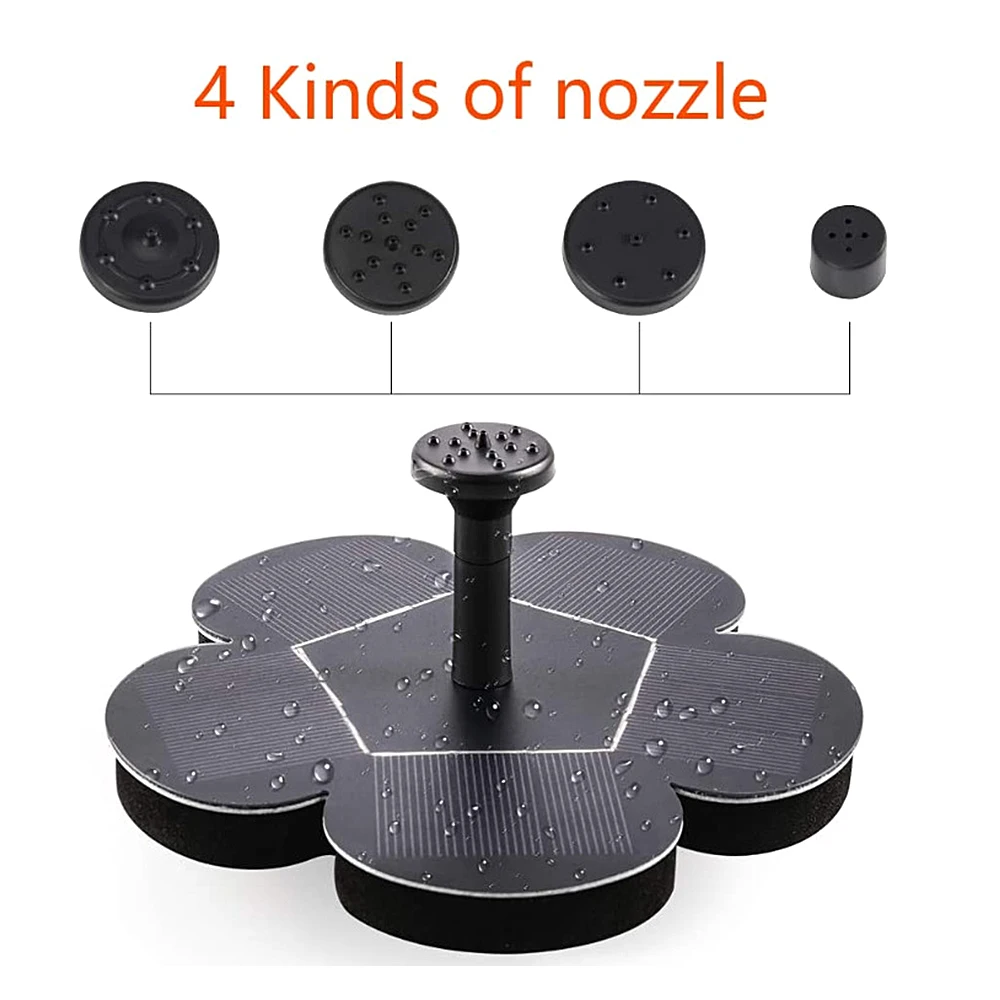 Уличный фонтан на солнечной батарее пруд бассейн Озерный водяной мини-фонтан