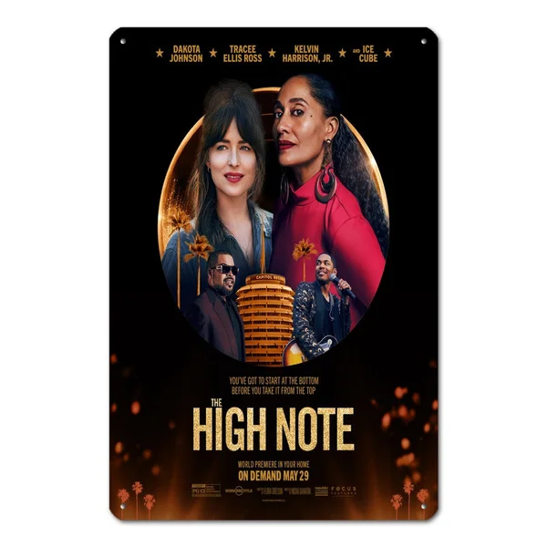 

The High Note Metal Tin Sign Metal Sign Metal Posters Wall Wall Art Stickers Home & Living Cafe Theme Art Bar Sign Retro