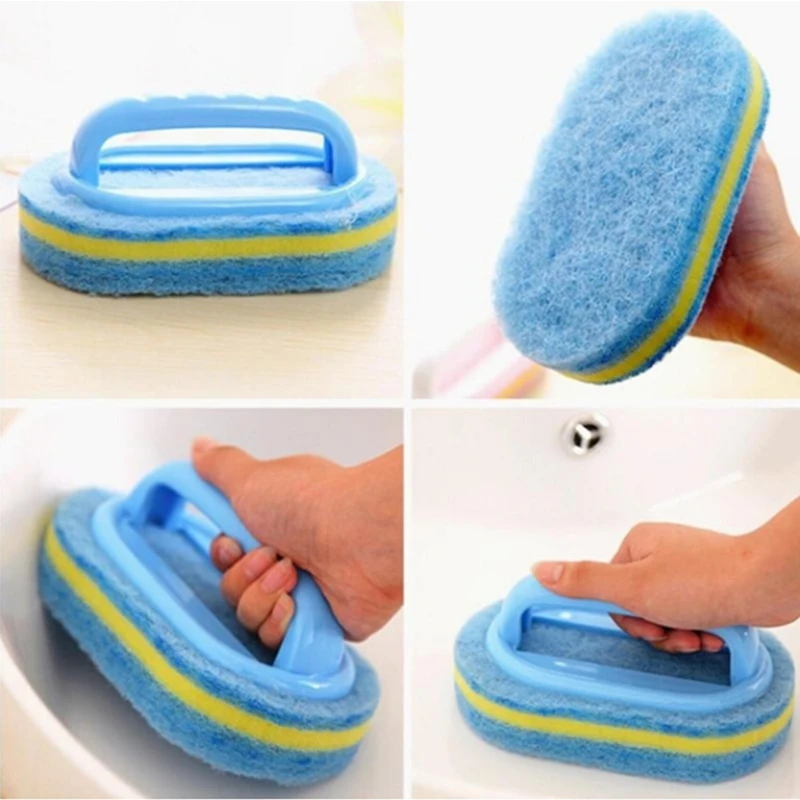 Ручки губка щетка голубая мягкая волшебная Ластик уборка очиститель